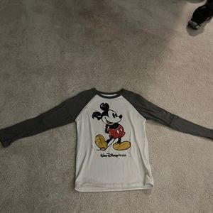 Disney Parks long Sleeve Mickey Mouse Shirt